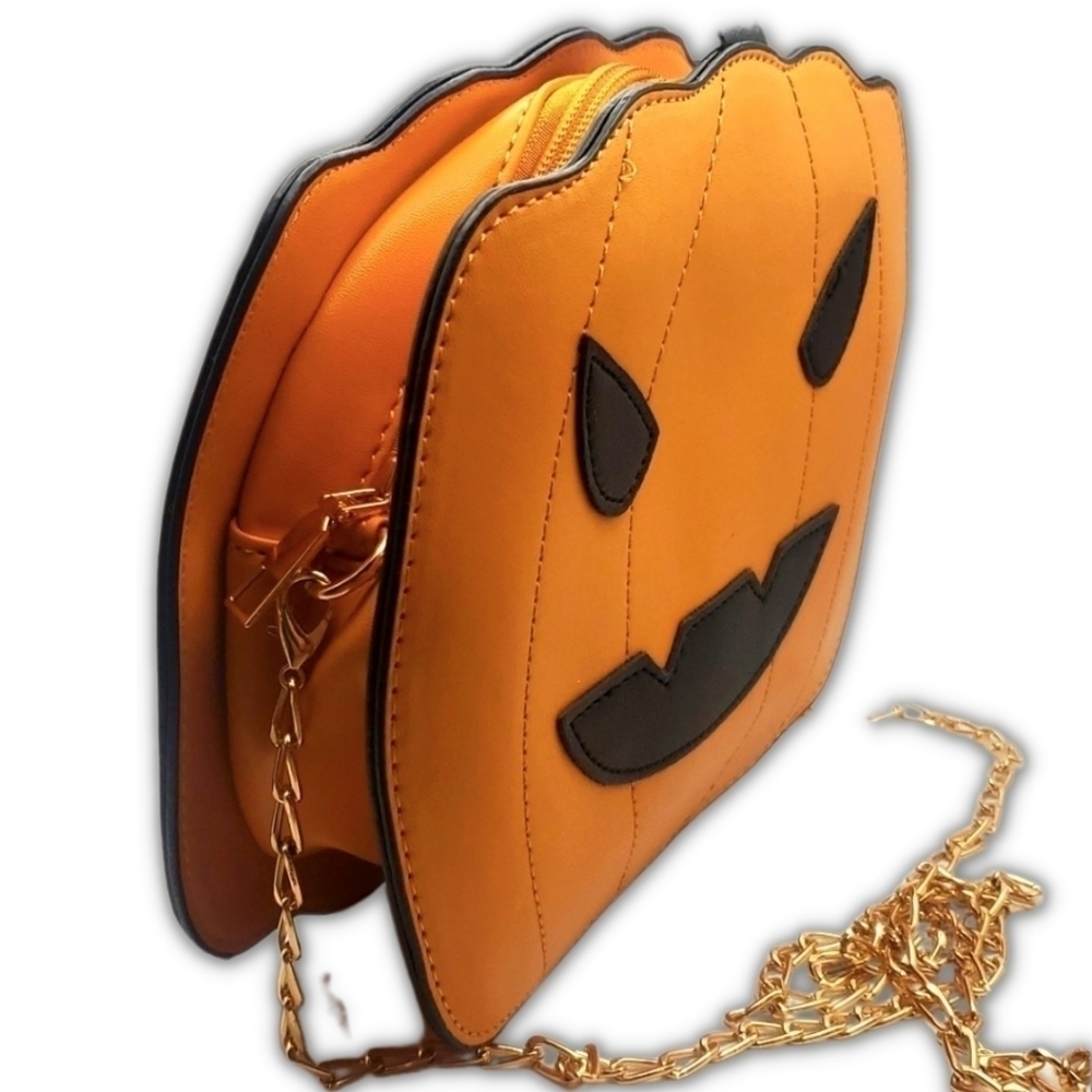 Orange Angry Pumpkin Bag - Picture 5 of 8